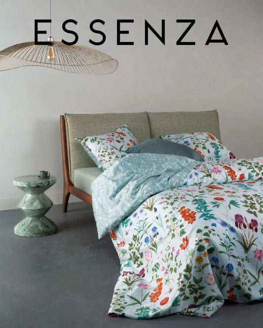 Satin bed linen ESSENZA Meryl Pure Olive 