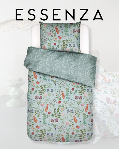Satin bed linen ESSENZA Meryl Pure Olive 