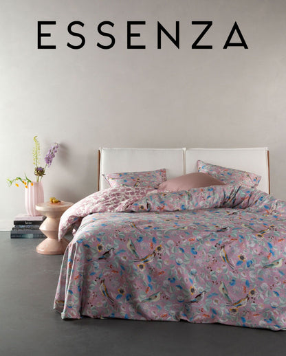 Satin Bettwäsche | ESSENZA | 100% Bio-Baumwolle | Aleste | Pale Lilac