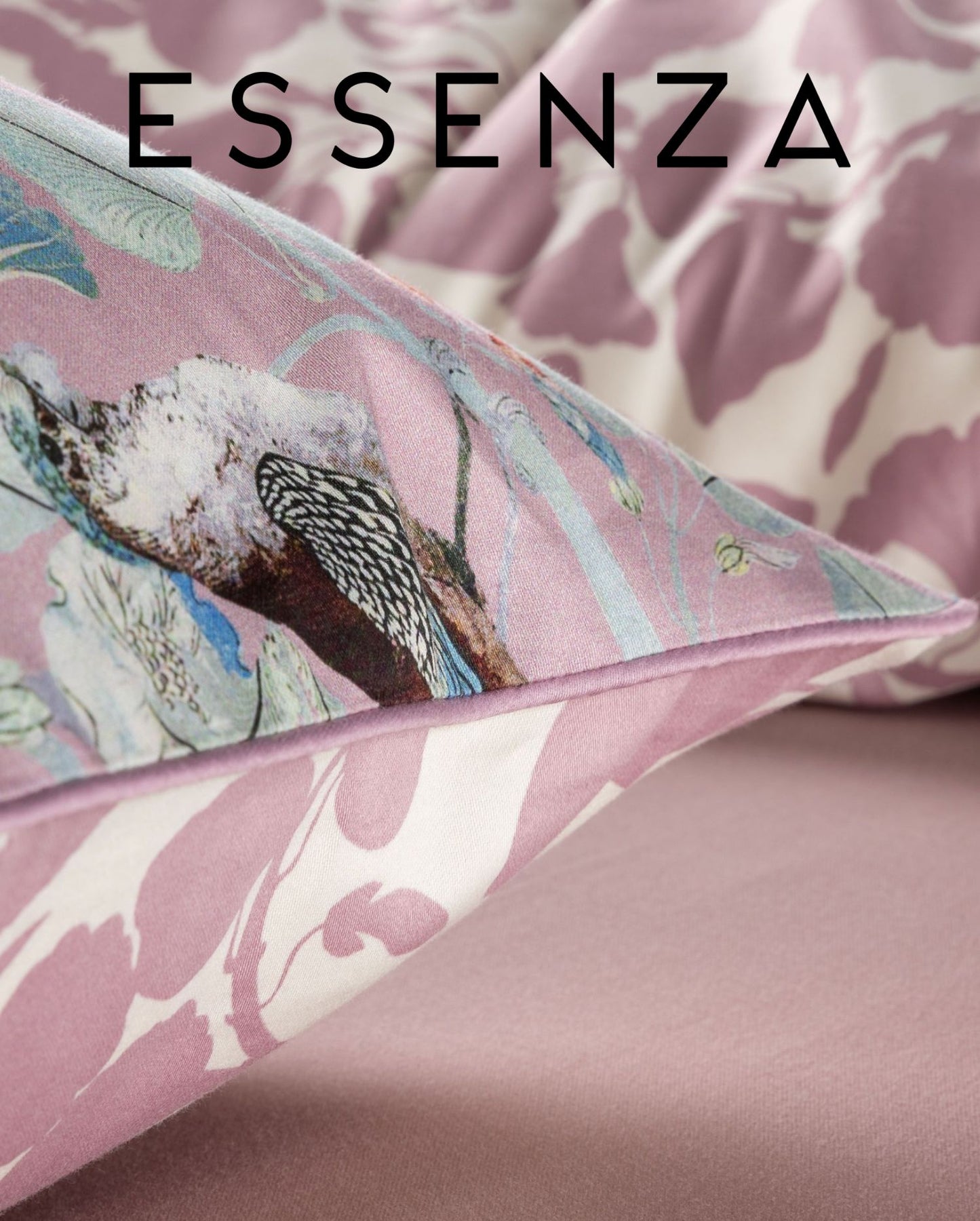 Satin Bettwäsche | ESSENZA | 100% Bio-Baumwolle | Aleste | Pale Lilac