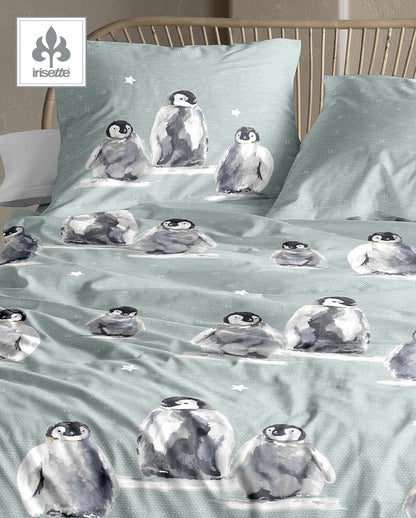 Fine flannel bed linen Irisette Koala 8531-11 grey