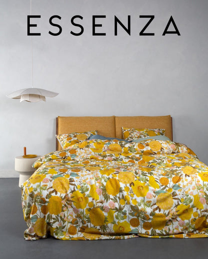 Satin Bettwäsche | ESSENZA | 100% Bio-Baumwolle | Florentien | Yellow
