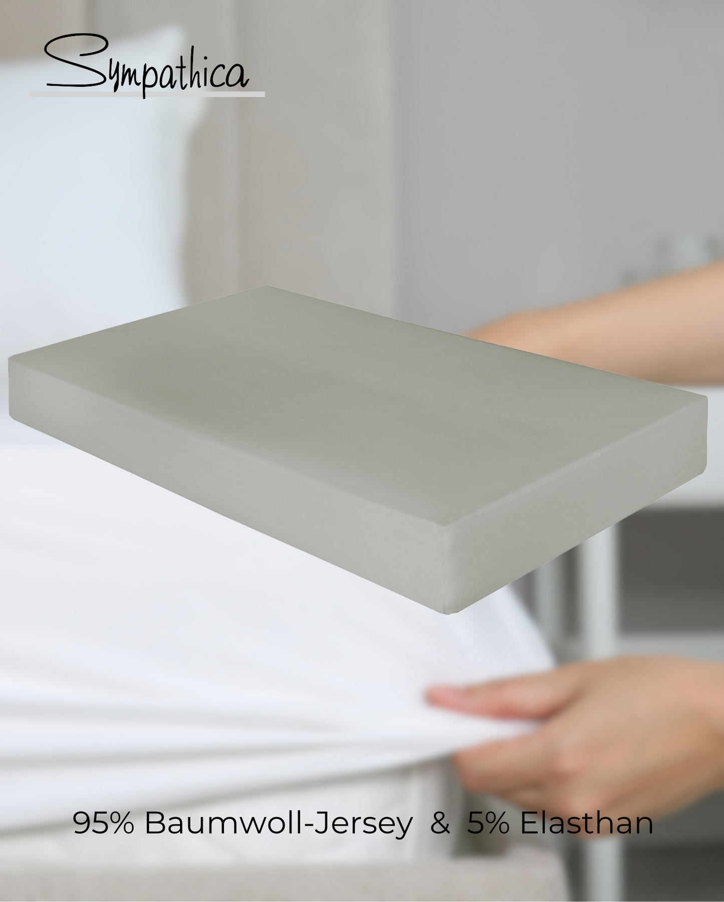 Spannbetttuch | Sympathica | Nova Taupe 407