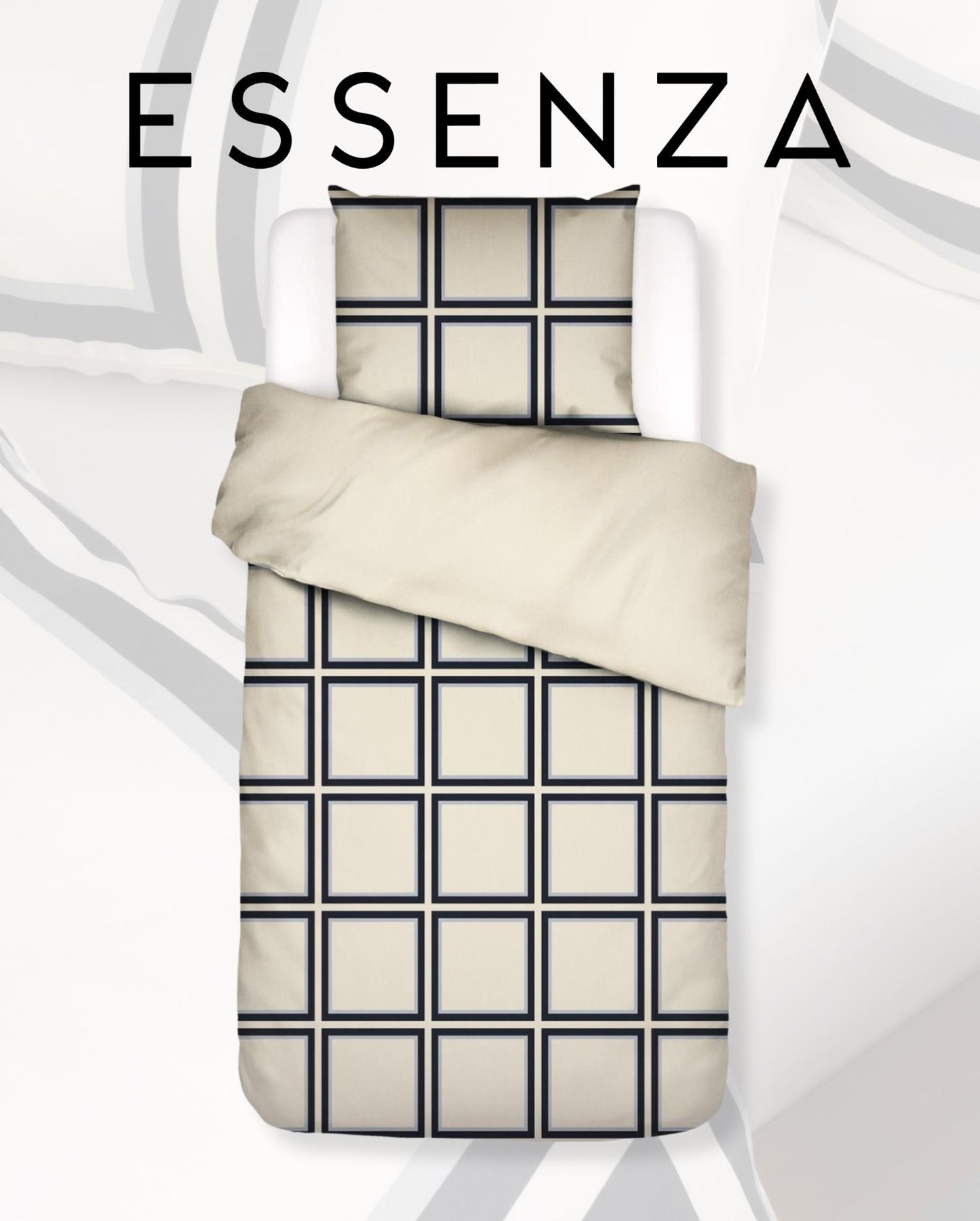 Satin Bettwäsche | ESSENZA | Luca | Vanilla