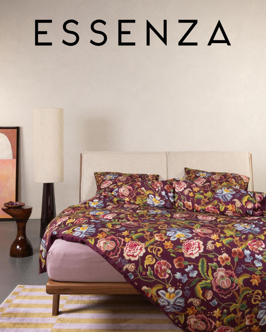 Satin bed linen ESSENZA Meryl Pure Olive 