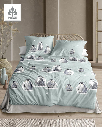 Fine flannel bed linen Irisette Koala 8531-11 grey