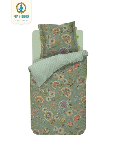 Percale bed linen PIP STUDIO Il Paradiso Light White