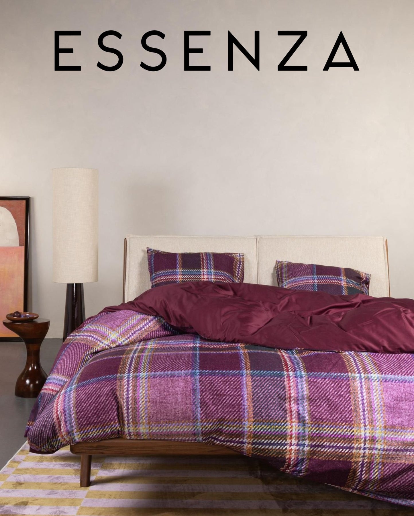 Lyocell Bettwäsche | ESSENZA | 50% Lyocell, 50% Baumwoll-Twill | Meau | Mauve Wine