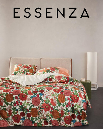 Satin Bettwäsche | ESSENZA | 100% Bio-Baumwolle | Florentien | Lobster Pink