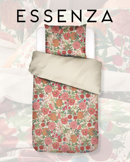 Satin Bettwäsche | ESSENZA | 100% Bio-Baumwolle | Florentien | Lobster Pink
