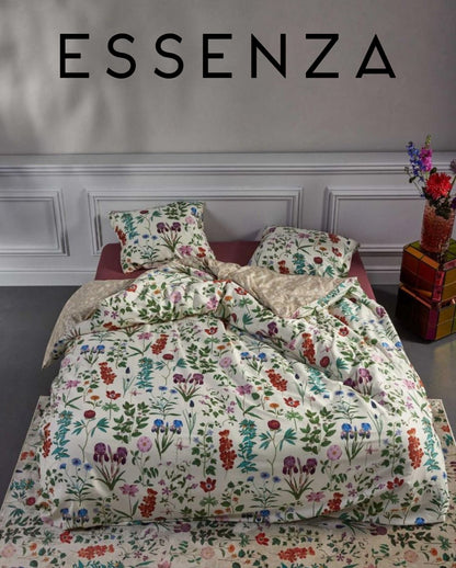 Satin bed linen ESSENZA Meryl Pure Olive 