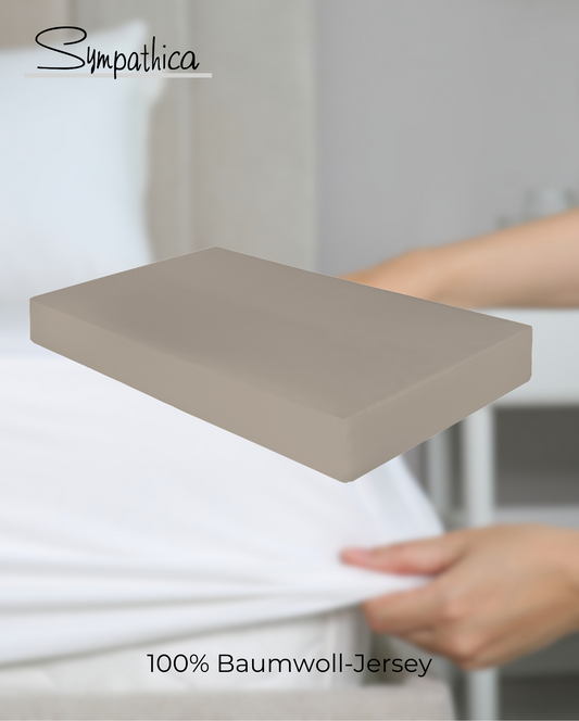 Spannbetttuch | Sympathica | Vision Taupe 96