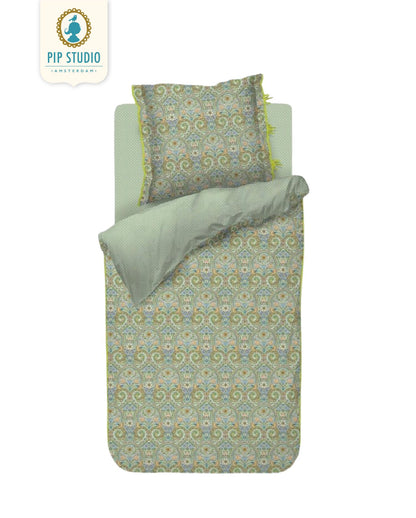Satin Bettwäsche | PIP STUDIO | Kikoy | Grün