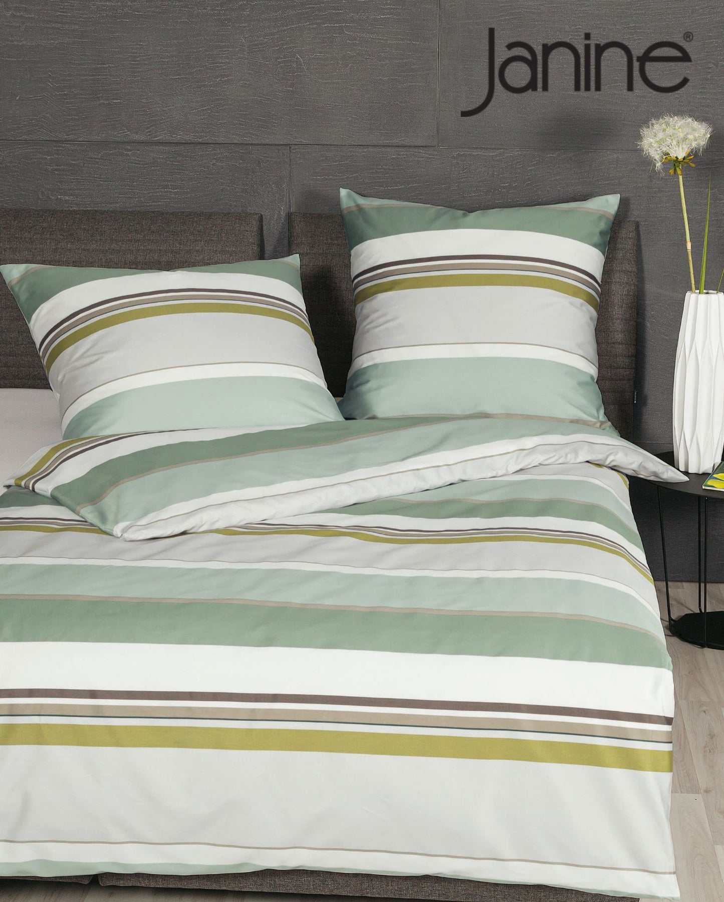 Mako satin bed linen Janine Design Palermo Lineo