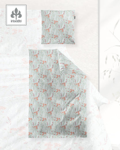 Soft Seersucker Bed Linen Irisette Easy Stripes