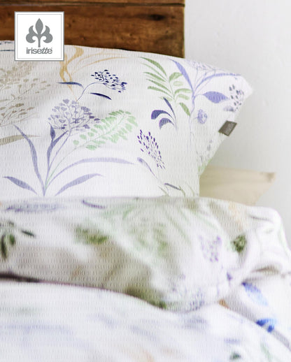 Soft Seersucker Bed Linen Irisette Easy Stripes