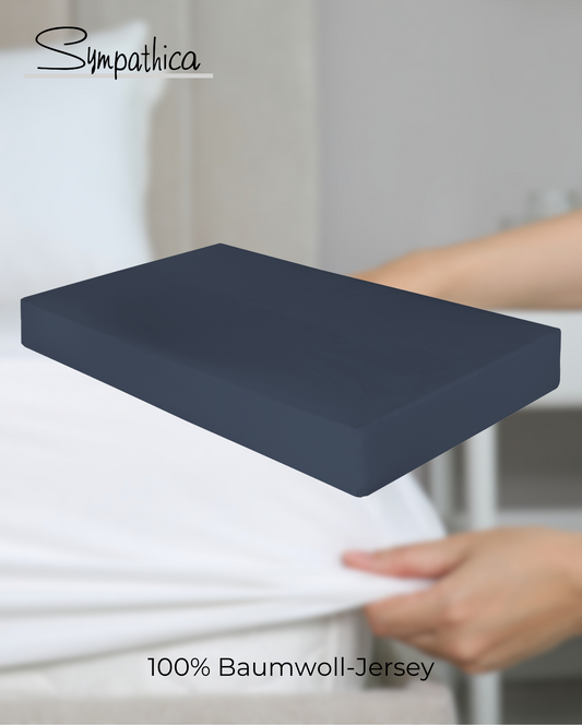 Spannbetttuch | Sympathica | Vision Navy 36