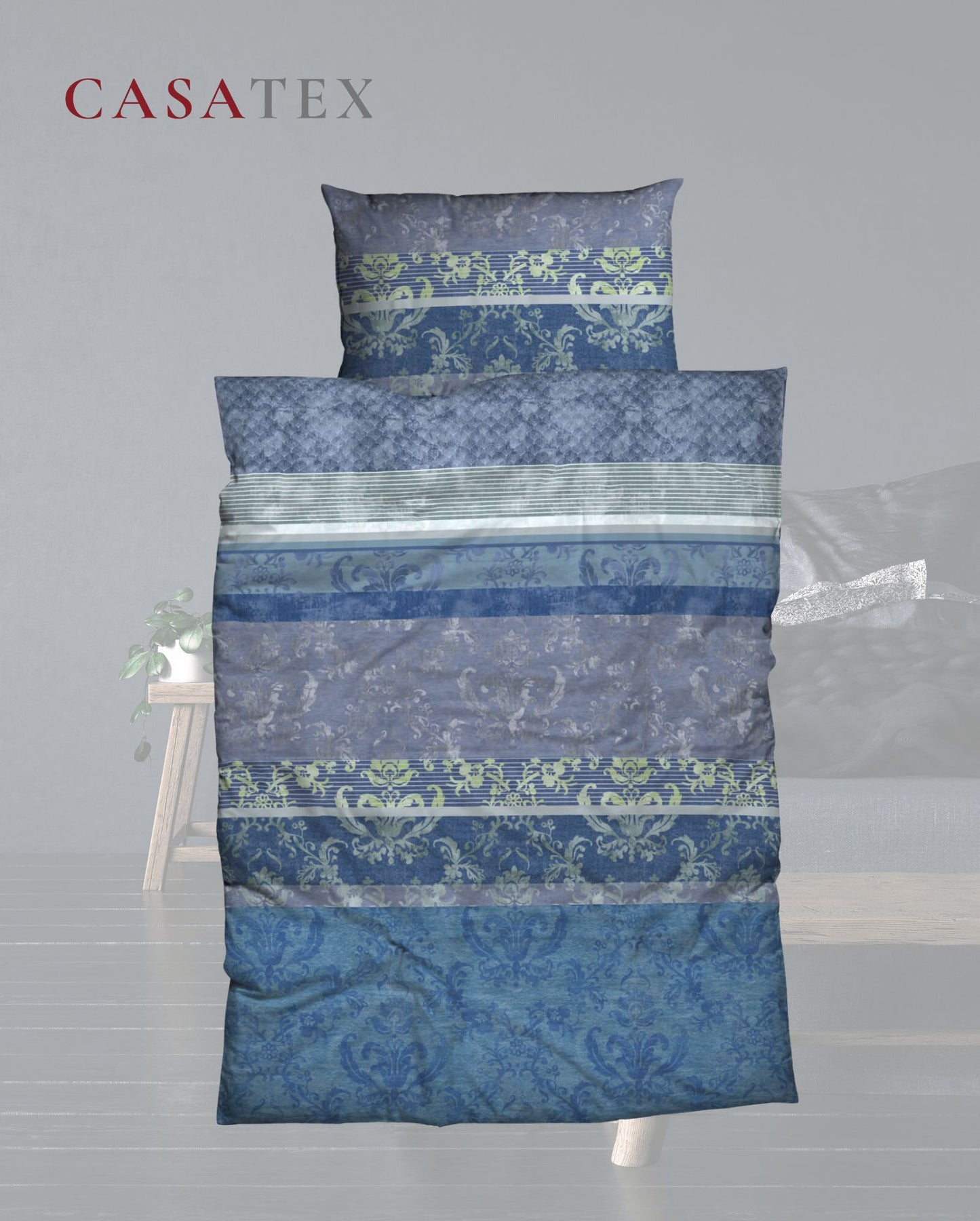 Biber bed linen Casatex Indi Ocher