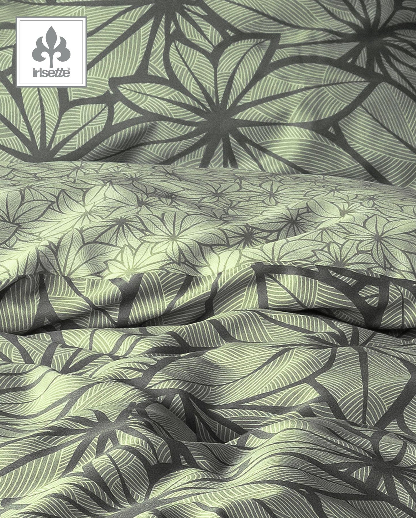 Mako-Satin Bettwäsche | Irisette | Esmira | Glamour | 8504 Grün 30