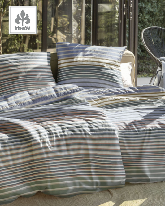 TENCEL™ Lyocell Bettwäsche | Irisette | Streifen | Lotus 8578 Sky 20