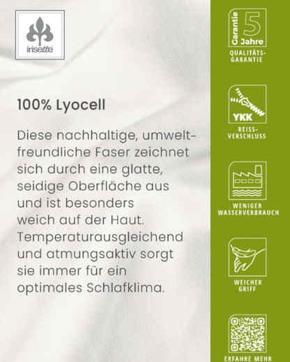 TENCEL™ Lyocell Bettwäsche | Irisette | Streifen | Lotus 8578 Sky 20