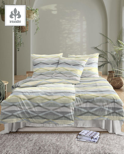 Mako-Satin Bettwäsche | Irisette | Navea | Wave | 8610 Salbei 30