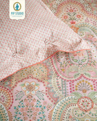 Percale bed linen PIP STUDIO Il Paradiso Light White