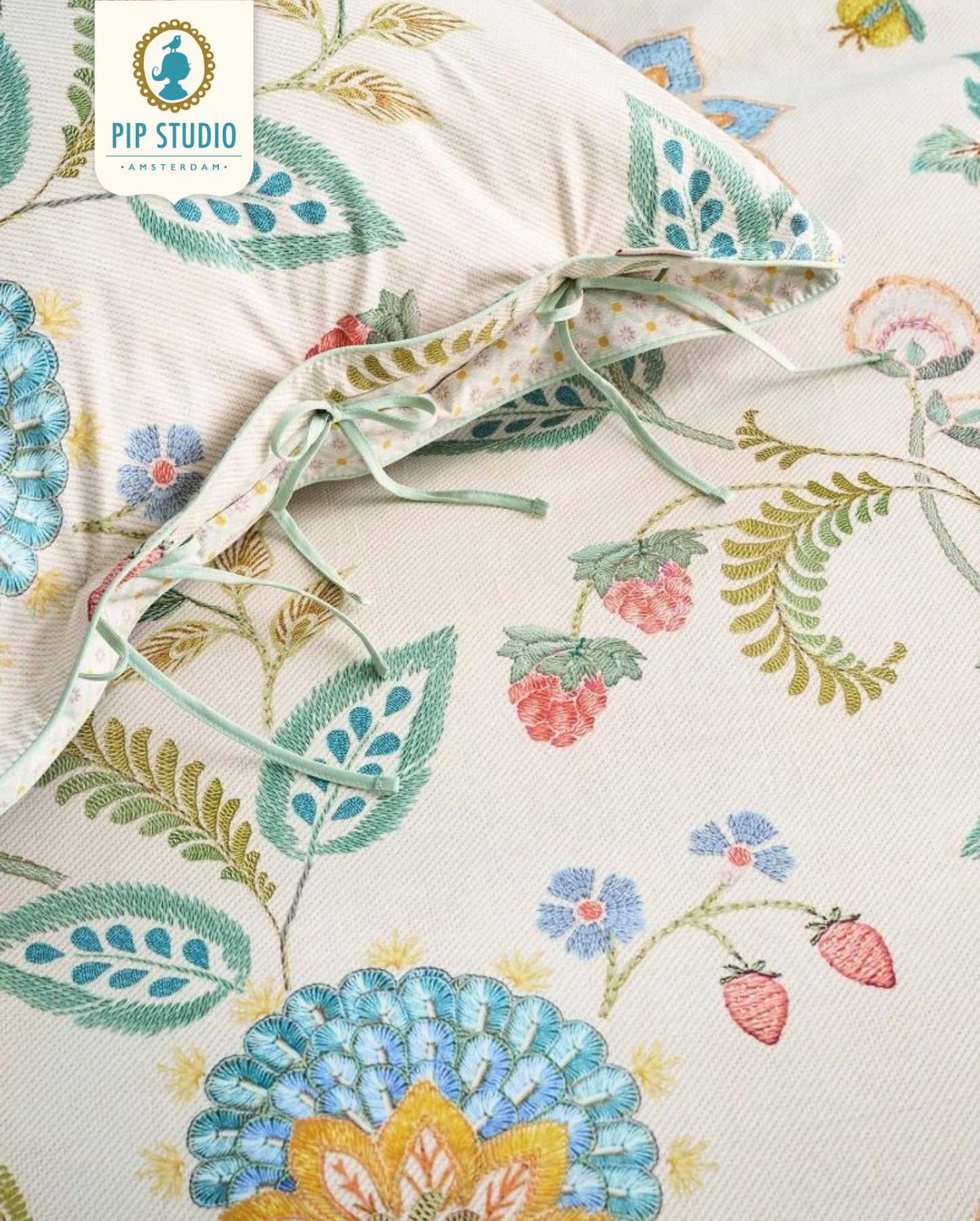 Perkal Bettwäsche | PIP STUDIO | Buenas Tardes | Off White