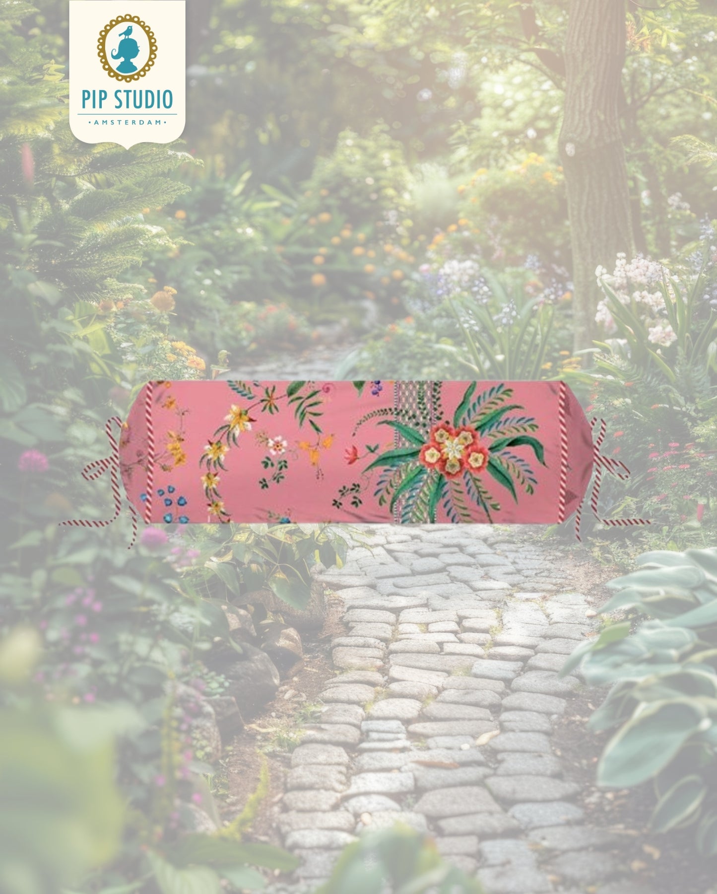 Nackenrolle | PIP STUDIO | Petites Fleurs Pink | 22x70cm