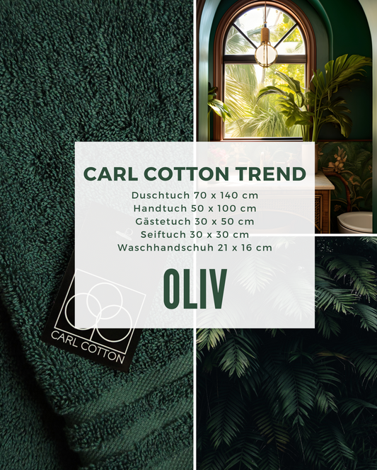 Handtuch | CARL COTTON | Trend Oliv