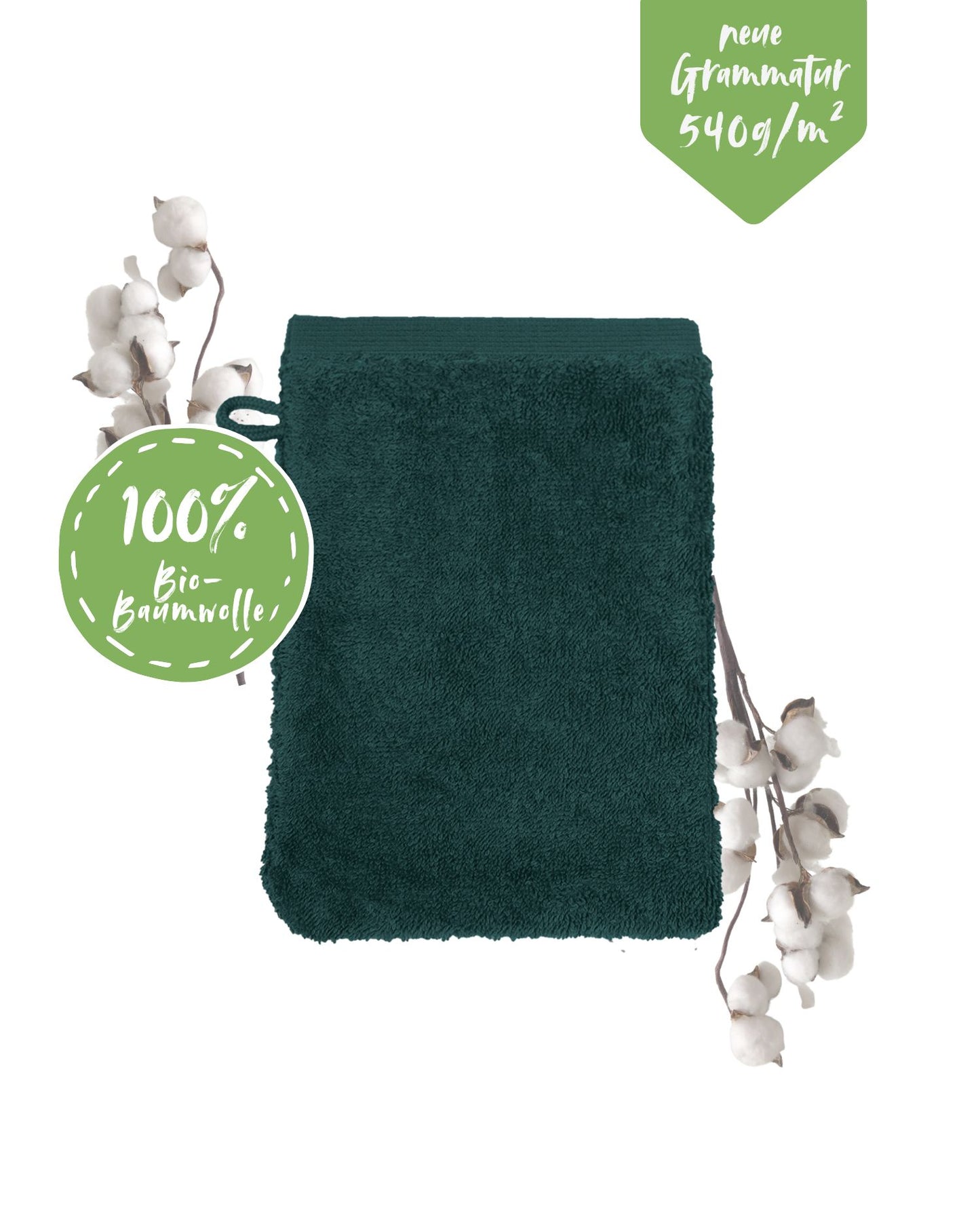 Handtuch | NATURAWALK | Milano Exclusiv | Petrol | Bio-Baumwolle