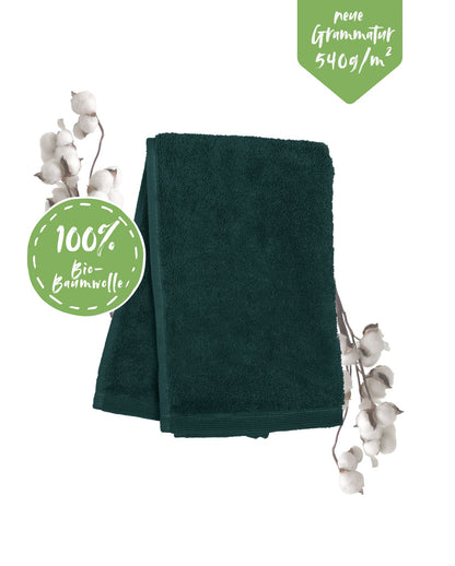 Handtuch | NATURAWALK | Milano Exclusiv | Petrol | Bio-Baumwolle