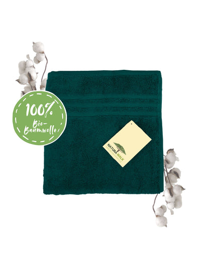Handtuch | NATURAWALK | Milano Exclusiv | Petrol | Bio-Baumwolle