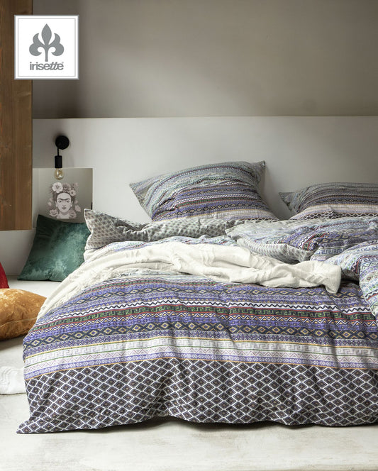 Fine flannel bed linen Irisette Koala 8531-11 grey