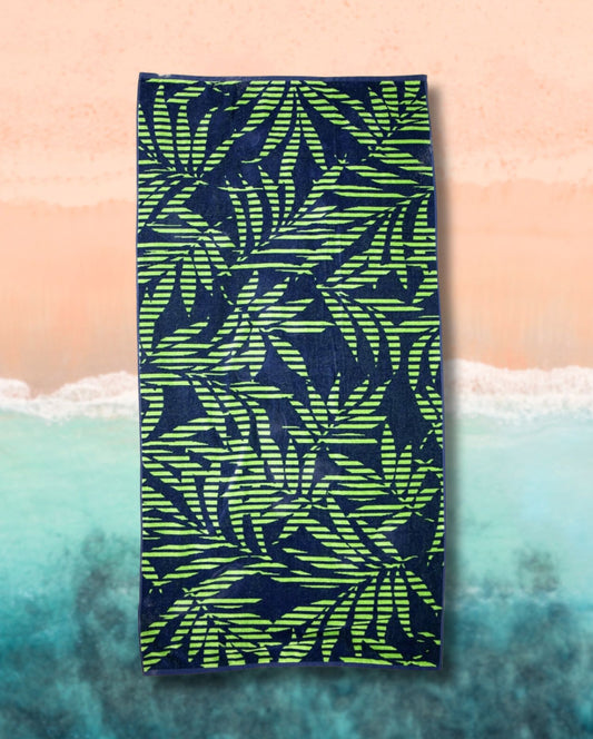 Beach towel palm trees, 100x180, 100% cotton