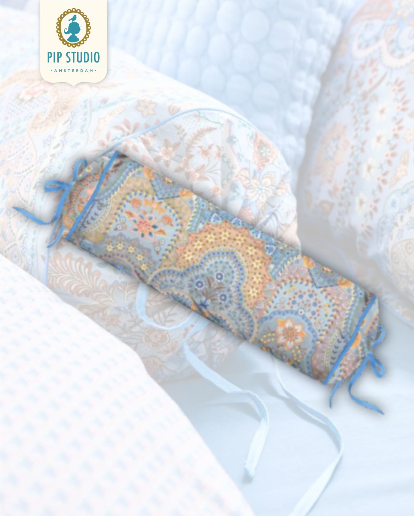 Neck roll PIP STUDIO Petites Fleurs Pink 22x70cm