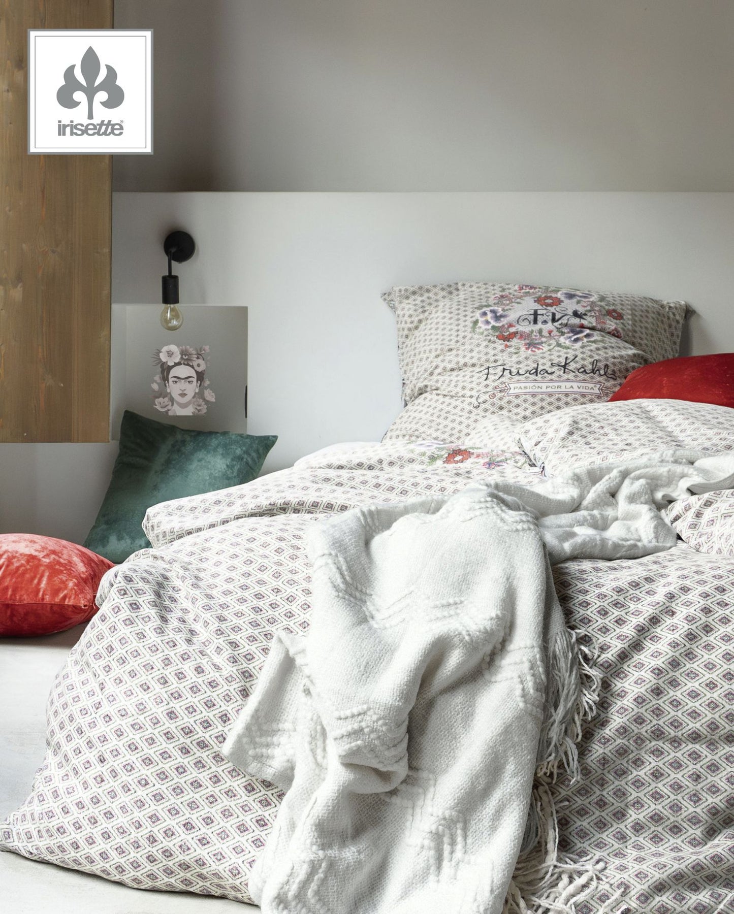 Fine flannel bed linen Irisette Koala 8531-11 grey