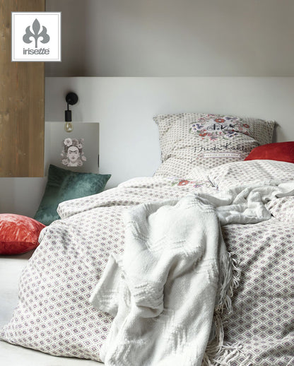 Fine flannel bed linen Irisette Koala 8531-11 grey