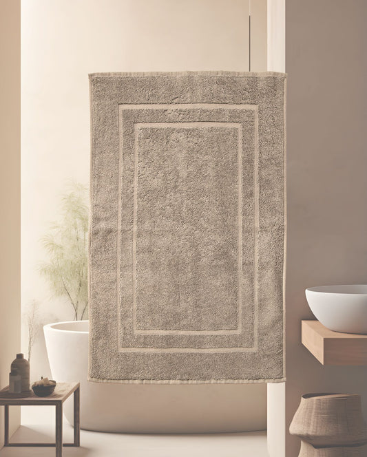 Badematte | CARL COTTON | Trend Taupe | 50x70cm