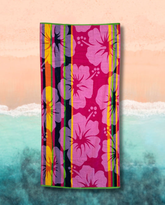 Strandtuch|  Hibiscus | 90x165cm