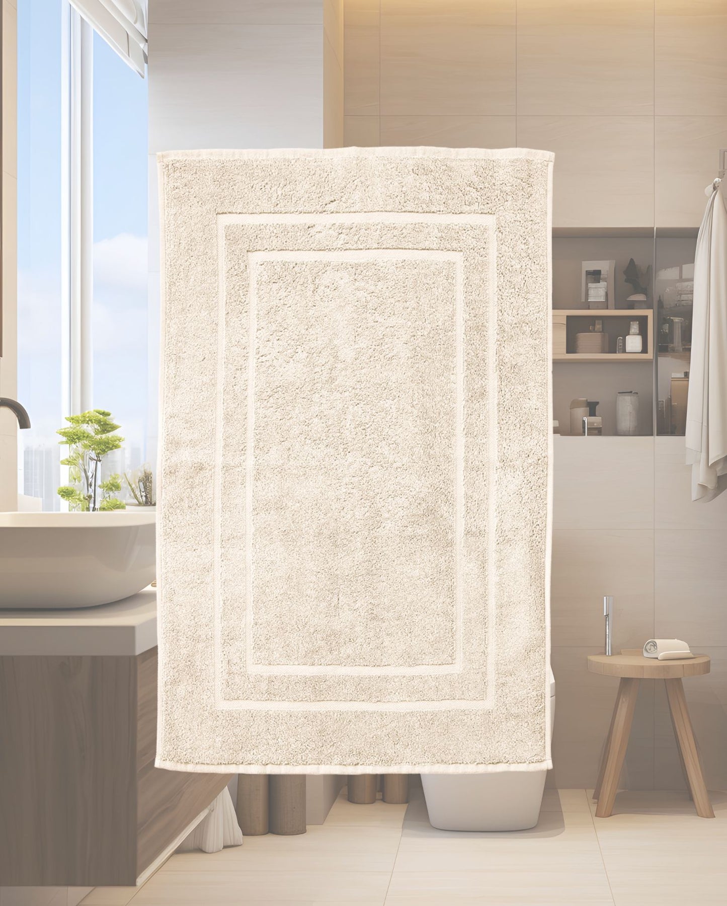Badematte | CARL COTTON | Trend Leinen | 50x70cm