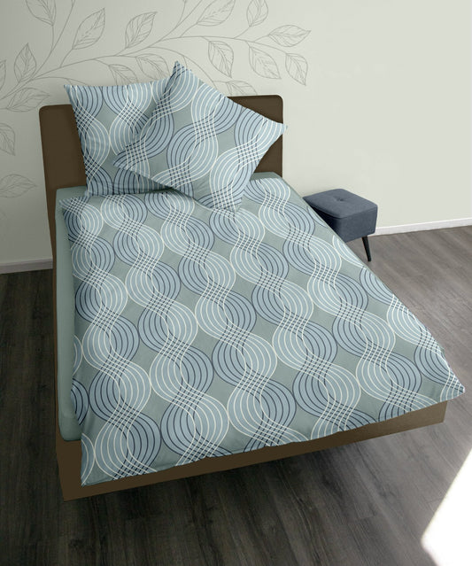 Feinbiber Bettwäsche | Dormisette | Blue Mirage