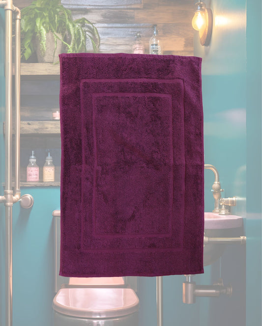 Badematte | CARL COTTON | Trend Plum | 50x70cm