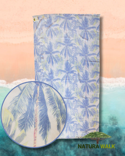 Strandtuch | NATURAWALK | Palmen Modena | 96x180cm | Bio-Baumwolle