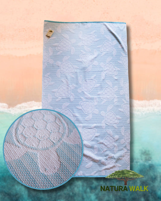 Strandtuch | NATURAWALK | Turtle Turin | 96x180cm | Bio-Baumwolle