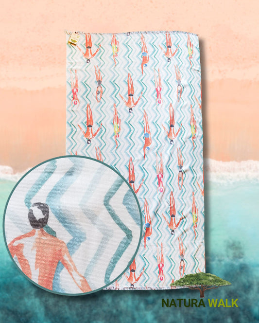 Strandtuch | NATURAWALK | Salerno | 96x180cm | Bio-Baumwolle