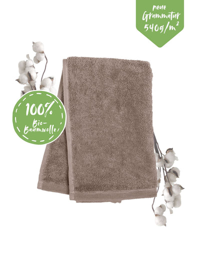 Handtuch | NATURAWALK | Milano Exclusiv | Tan | Bio-Baumwolle