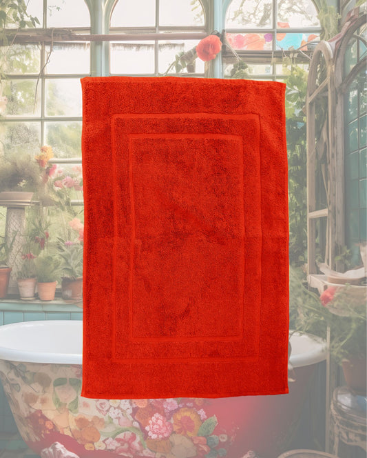 Badematte | CARL COTTON | Trend Papaya | 50x70cm