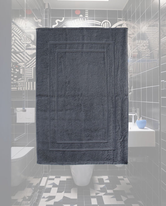 Badematte | CARL COTTON | Trend Anthrazit | 50x70cm