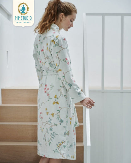 Bademantel | PIP STUDIO | Les Fleurs | White